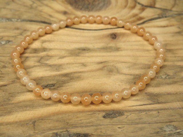 awenturyn pomarańczowy * bransoletka 4mm