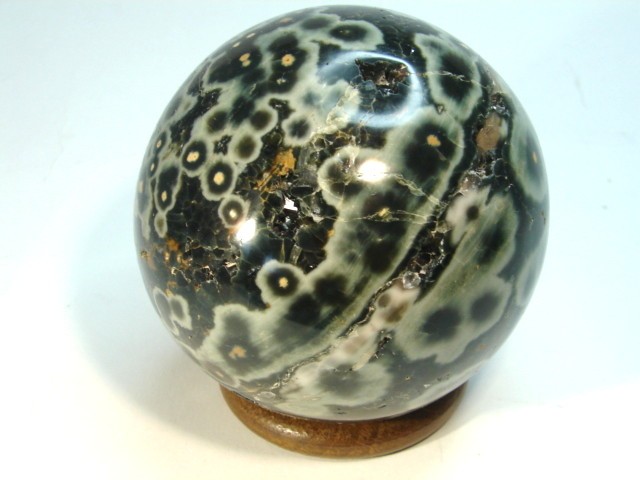  prazjolit, jaspis oceaniczny - geody * kula