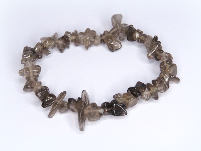 kwarc dymny * bransoletka