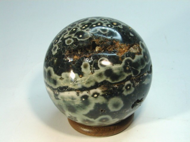  prazjolit, jaspis oceaniczny - geody * kula