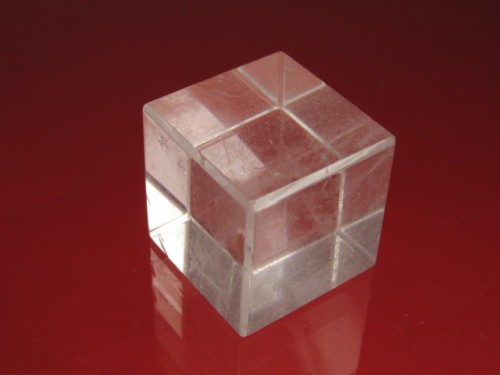 sześcian - kryształ górski