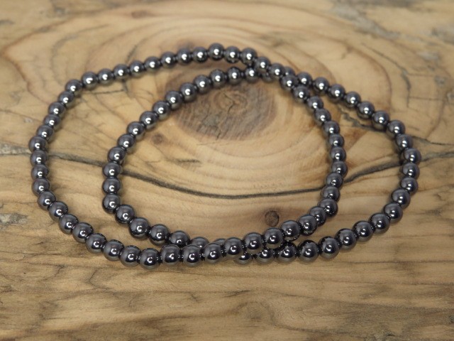 hematyt * bransoletka 4mm
