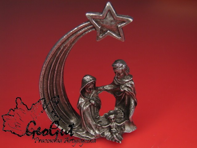Szopka * figurka metalowa