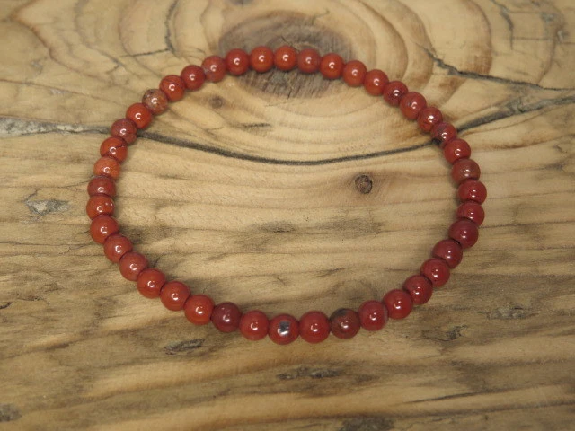 jaspis * bransoletka 4mm