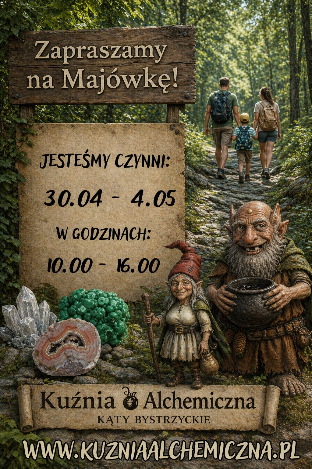 majówka 2026 z minerałami